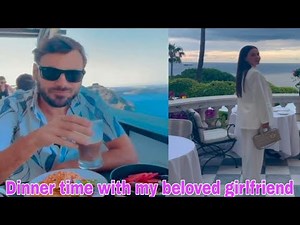 Hauser and his gorgeous girlfriend maria spotted together a beautiful place & Romantic dinner