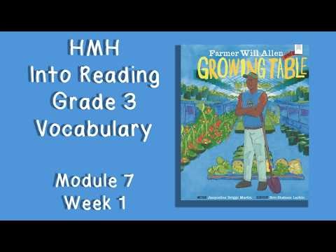 HMH Into Reading Grade 3 - Module 7, Week 1 Vocabulary Words