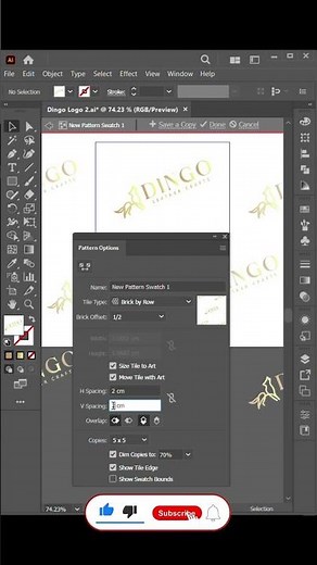 Pattern in Illustrator | Quick Adobe Illustrator Tutorial | #illustration #graphicdesign