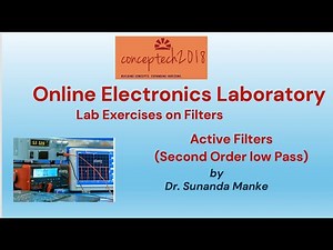 Online Electronics Laboratory : Active Filter (Second order butterworth Filter)