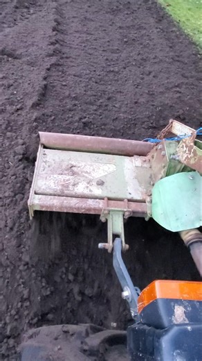 Garten fräsen mit #Kubota B1241 #shorts #garten