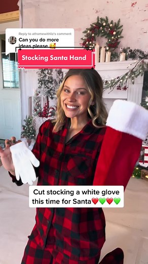 Stocking Santa Hand DIY