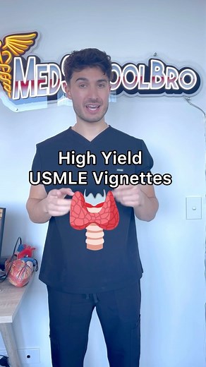 60s High Yield USMLE: Thyroid Edition! Be sure to save this for your exams! 📝 #medstudent #medschool #medicalstudent #medicalschool #usmle #usmlestep1 | Medschoolbro