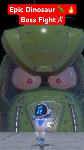 Epic T-Rex Boss Fight in Astro’s Playroom! Can We Survive? 🦖🔥 #shorts#astrosplayroom#dinosaur