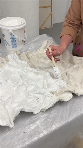 Over 47,000 glass beads were needed to complete Sofia Chitkov’s “Liminal.” ⁠ #saatchiart #contemporaryart #art #emergingart #artistoftheday #artprocess #sculptureart | Saatchi Art