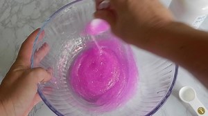 Did y’all know you can add essential oils to SLIME? My kids LOVE slime! My favorite was Joy, but Lavender and Stress Away are equally amazing. Try this easy DIY Essential Oil Glitter Slime recipe this summer - - - > https://www.recipeswithessentialoils.com/diy-essential-oil-glitter-slime/ | Recipes with Essential Oils