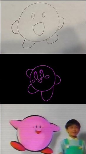 星のカービィ かんたんに書ける 絵描き歌