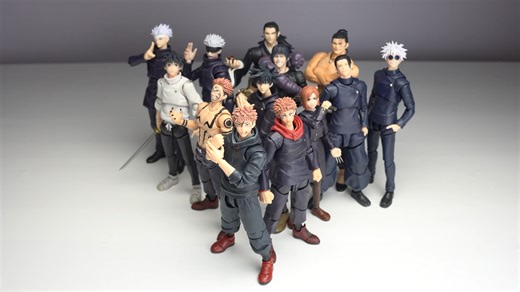 [全系列集合]万代3月14日 一般发售 S.H.F 咒术回战 虎杖悠仁-宿傩的容器- 欧美玩家实物与对比