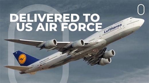 1st of 2 Lufthansa Boeing 747-8s leaves fleet for USAF