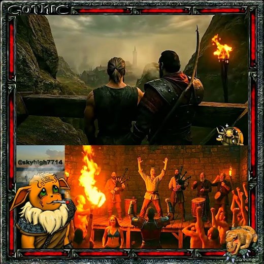 🎼🌌👾 Gothic I (KI video) Altes Lager