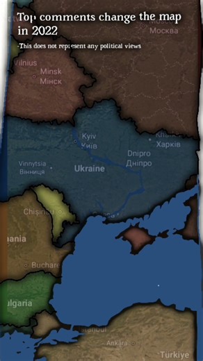 Top Comments change the map in 2022. (This does not represent any political view) #map #edit#mapping