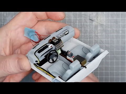 Aoshima 1/24 DeLorean Time Machine from Back to the Future (Part 1) – Part 3