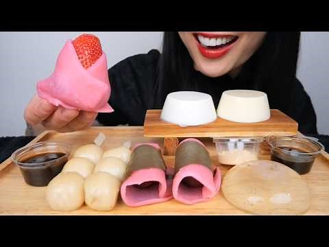 DANGO + MOCHI + RAINDROP JELLY (ASMR EATING SOUNDS) NO TALKING | SAS-ASMR