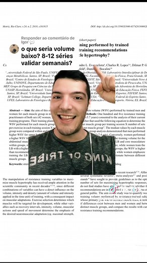 Volume de Treino: Definições e Importância