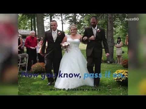Dad stops daughter's wedding so her stepdad could help walk her down the aisle
