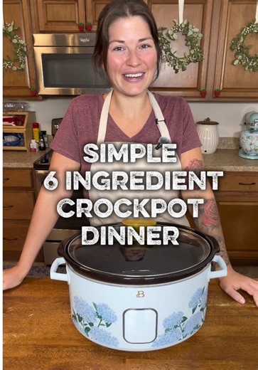 Crockpot Sausage Alfredo Tortellini — 6 Ingredient Dinner