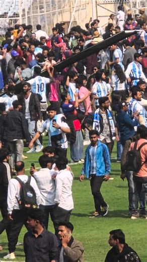 Messi event collapse and public angry on organiser #kolkatanews #lionelmessi #saltlakestadium