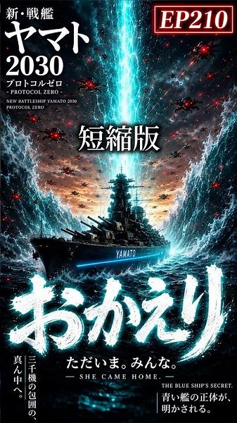 【第210話】おかえり——ただいま。みんな。【新戦艦ヤマト2030】