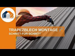 Installing Trapezoidal Sheet Metal 🛠️ Step-by-Step Guide with Verge & Ridge