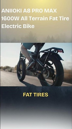 ANIIOKI A8 PRO MAX 1600W ⚡ Fat Tire Electric Bike Test!