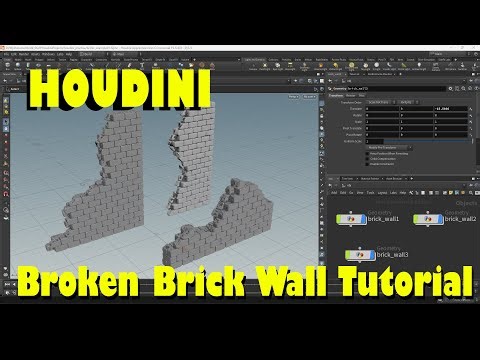 Houdini Broken Brick Wall Tutorial