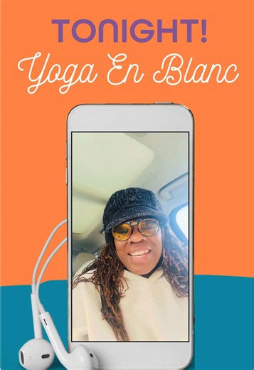 Tonight, 12/31, we flow in white ✨ Yoga en Blanc is happening at BikramYogaWorks. Energy. Community. Magic. And a champagne toast. See you on the mat 🤍