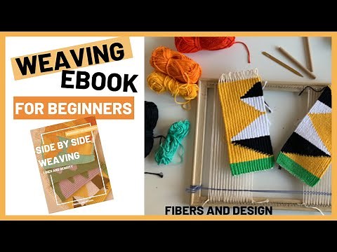 Side by Side Weaving: Lines and Density Ebook | Weaving for Beginners | Fibers and Design