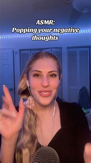 ASMR happy negative thought bubbles #ASMR #ASMRPersonalAttention #ASMRBubblePopping