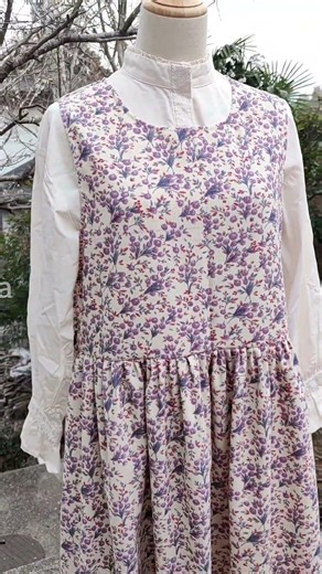 型紙不要、本当に簡単に作れるジャンパースカート #shortvideo #sewing #diy#ジャンパースカート#handmade #ワンーピース