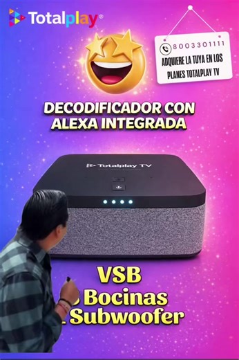 Controla tu televisión con VSB y Alexa
