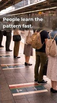 Why People Know Exactly Where to Stand for the Train in Japan