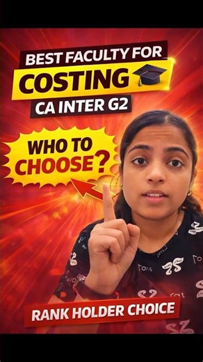 CA INTER best online classes for costing
