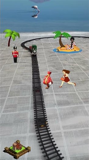 Bag Transforms into a Magical Book as a Train Rushes In