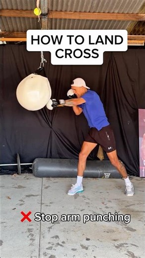 PERCECT YOUR CROSS 🥊 #combatsports