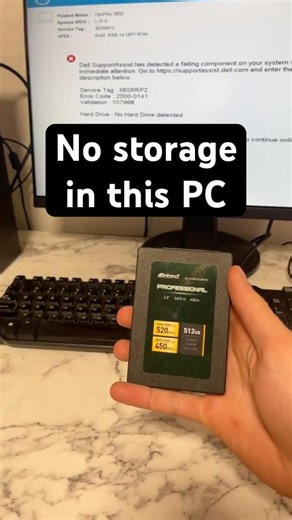 Adding storage to my PC #tech #pc #repair #techtok #yaptech
