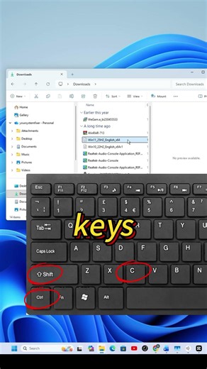 How to Instantly Copy Any File or Folder Path in Windows 11 (Hidden Shortcut) #windows11tips