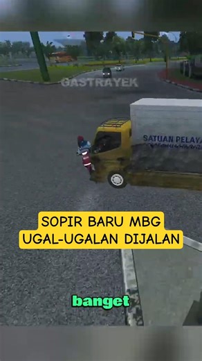 Sopir Ngawur Nyetir MBG Bahaya Sekali 🚨 #bussid #simulator #shorts