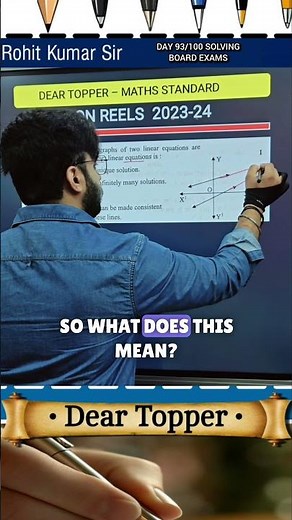 In the given figure, graphs of two linear equations are shown. The pair of these linear equations is