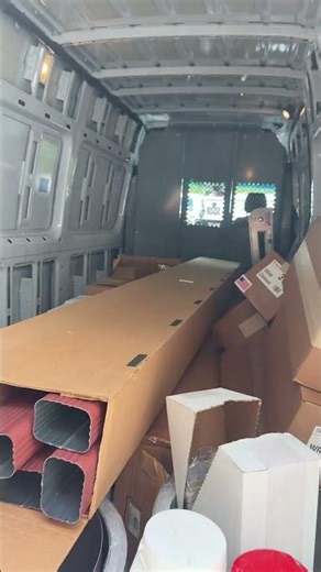 Monday Lunch Drop Color‑Matched Gutter Delivery So Job's Never Stops #gutterall #gutterinstallation