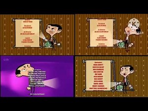 Mr. Bean: The Animated Series End Credits Quadparison