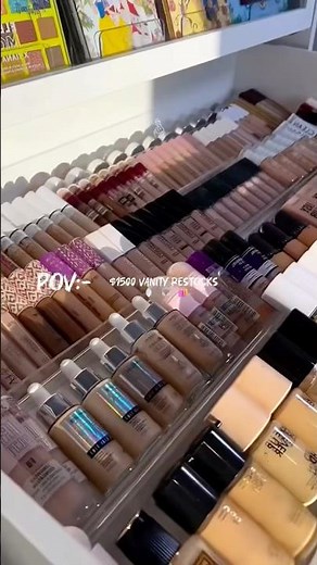 ✨ ASMR Vanity Restock & Organization | Satisfying Beauty Bliss 💖