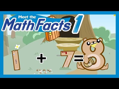 Meet the Math Facts Addition & Subtraction - 1+7=8