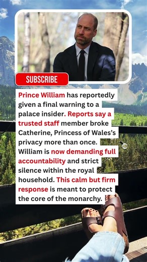 BREAKING: Prince William Delivers Ruthless Warning to Royal Staff — Major Shake-Up Ahead