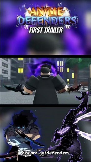 Roblox anime defenders trailer 1 #roblox #animelaststand #fyp #animeadventures #animedefenders