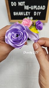Pen rose tutorial #satinroses #satinribbon #penrose #ribbonroses #ribbonroses | Shanley Diy