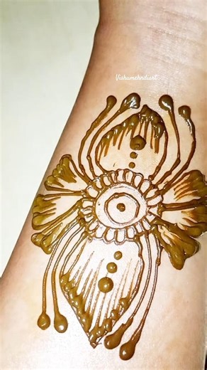 Beautiful & Gorgeous Shaded mehndi design🌿|Latest&stylish mehndi design #mehndi #vishumehndiart