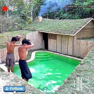 292K views · 6K reactions | Building Underground House with Swimming Pool  | Primitive Survival Tool | Facebook