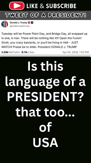 Should a President Talk Like This? Donald Trump's Shocking Iran Post