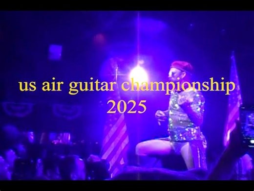 us air guitar championship 2025 | Pedro Aibeo