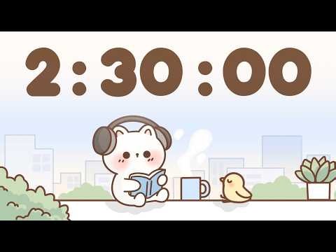 150 Minute Timer 🐱 2 hour 30 minute Study Timer for Classroom Focus